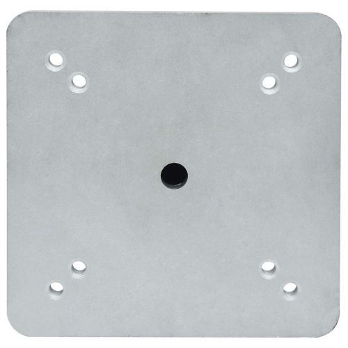 Стойка за чадър за вграждане с прът, 16x16x52 см, стомана