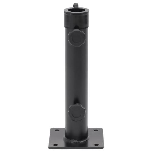 Основа за чадър Ø38/48 мм прът матово черно стомана