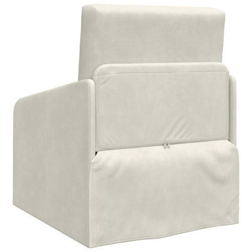 Диван легло Крем 65 x 80 x 83 см Кадифе