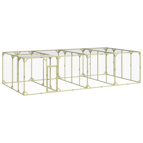 Кокошарник 800x400x200 см импрегниран бор масив