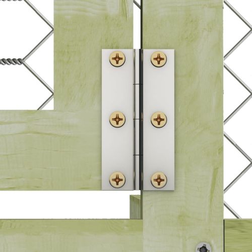 Кокошарник 200x100x150 см импрегниран бор масив