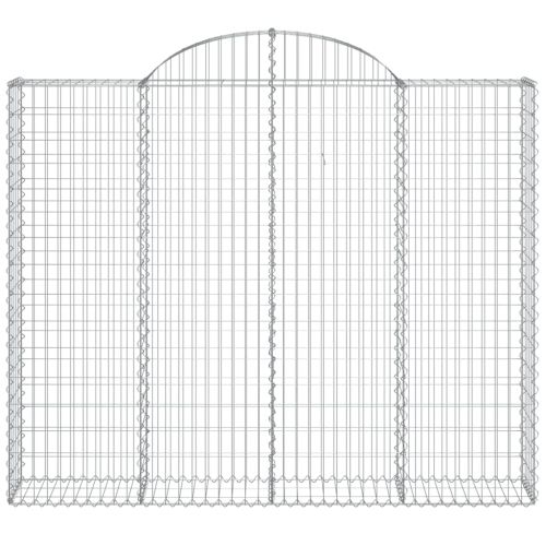 Габионни кошници арка 5 бр 200x30x160/180 см поцинковано желязо