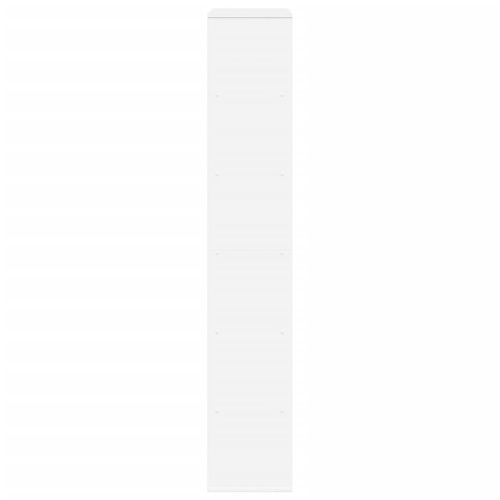 Разделител за стая, бял, 100x33x187,5 см, инженерно дърво