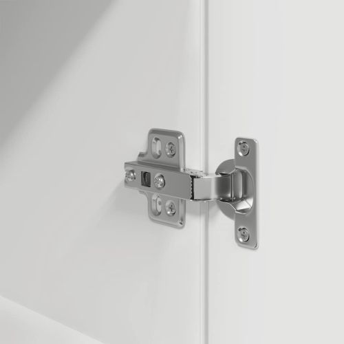 Висок шкаф, бял, 70x35x180 см, инженерно дърво