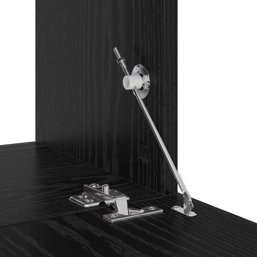 Комплект ТВ шкаф 6 pcs Черния дъб Инженерно дърво