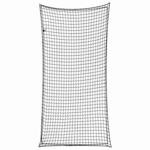 Мрежа за ремарке с еластично въже, черна, 6x3 м, PP