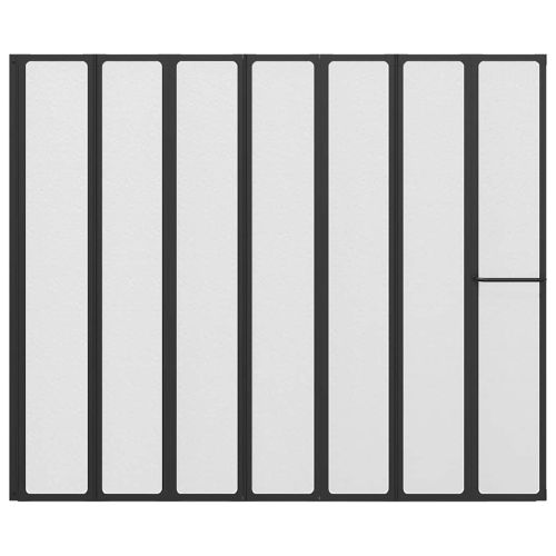 Душ параван Друг Черно 168 x 140 см Алуминий