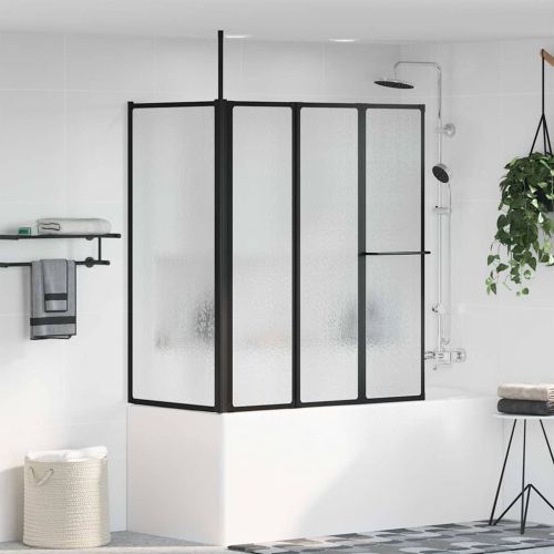 Душ параван Бяло 120 x 70 x 137 см Алуминий