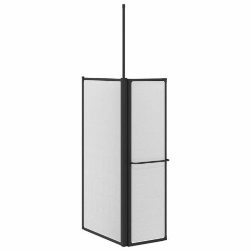 Душ параван Бяло 120 x 70 x 137 см Алуминий