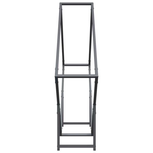 Стелаж за дърва за огрев Антрацит 100x25x100 cm