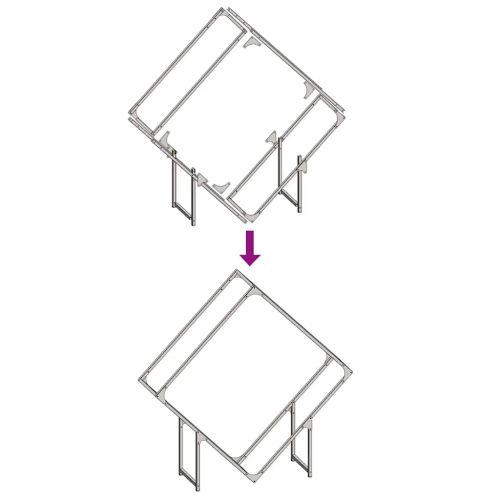 Стелаж за дърва за огрев Антрацит 100x25x100 cm