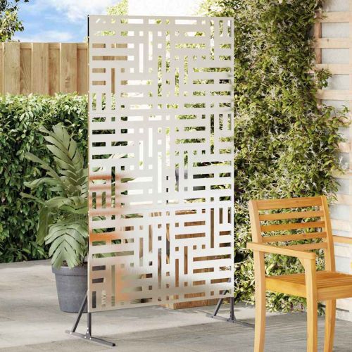 Екран за уединение Сив 100 x 50 x 180 см Стомана