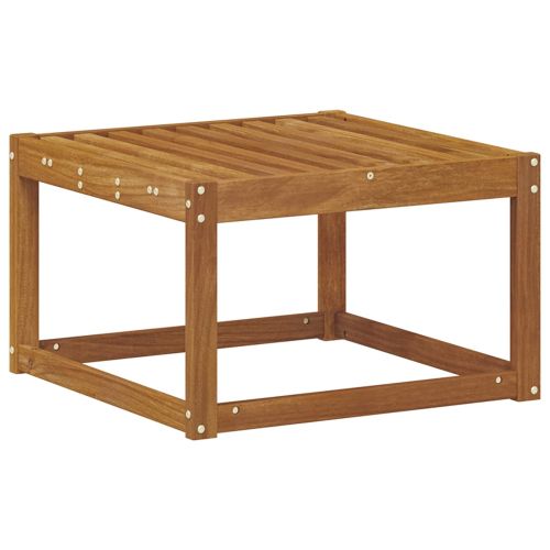 Външна табуретка Солидно акациево дърво Естествен