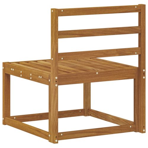 Среден диван за открито Солидно акациево дърво Естествен