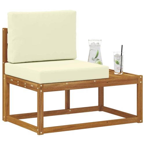 Външен край на диван с възглавница Естествен 91 x 63 x 73 см