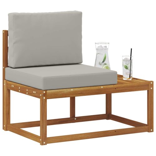 Външен край на диван с възглавница Естествен 91 x 63 x 73 см