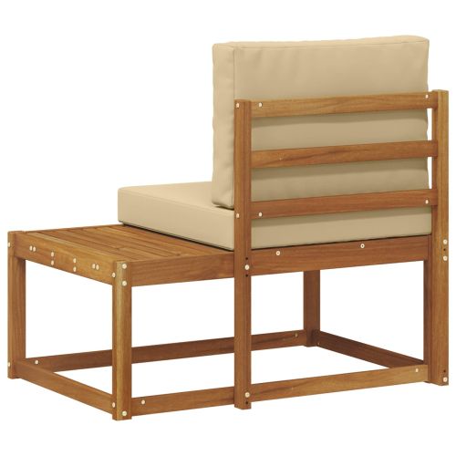 Външен край на диван с възглавница Естествен 91 x 63 x 73 см