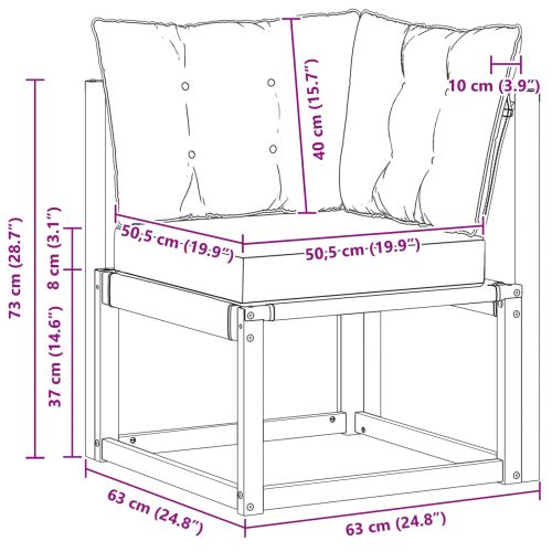 Външно ъглово канапе
