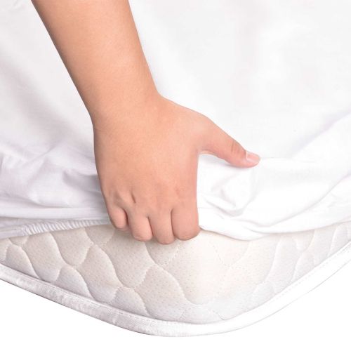 Чаршаф за легло Бяло 200 x 160 см Памук