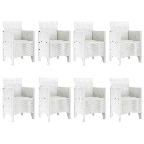 Комплект за хранене в градината 9 pcs Светлосиво Полипропилен