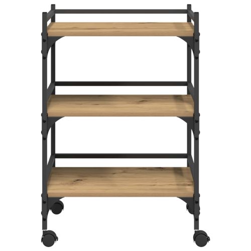 Кухненска количка Дъб 50 x 35 x 75.5 см Инженерно дърво