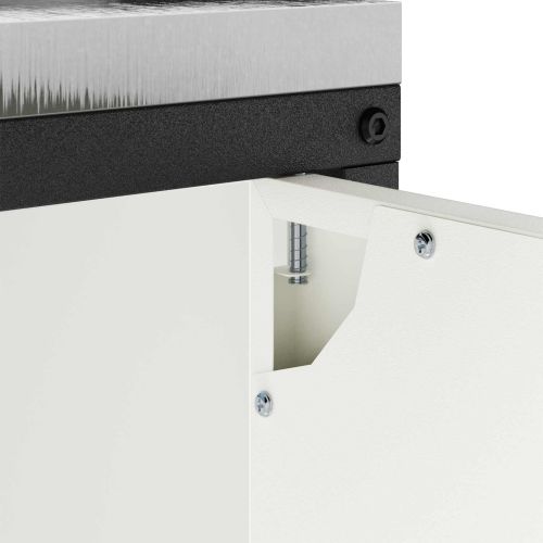 Съхранение в кухнята с рафт Бяло 60 x 50 x 92 см Стомана