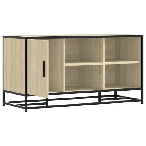 Пейка за обувки Sonoma Oak 100x40x53,5 cm Инженерна дървесина