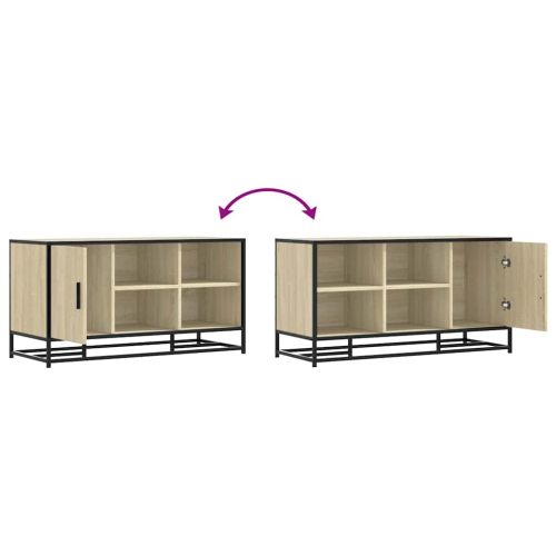 Пейка за обувки Sonoma Oak 100x40x53,5 cm Инженерна дървесина