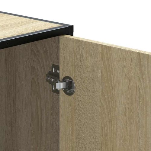 Пейка за обувки Sonoma Oak 100x40x53,5 cm Инженерна дървесина