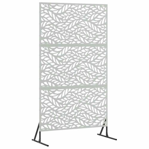 Екран за уединение Сив 100 x 50 x 180 см Стомана