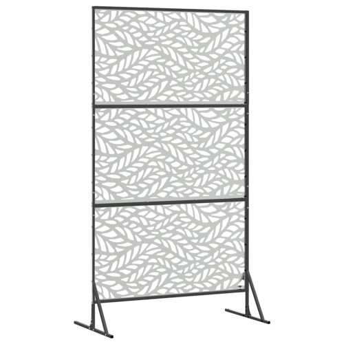 Екран за уединение Сив 100 x 50 x 180 см Стомана