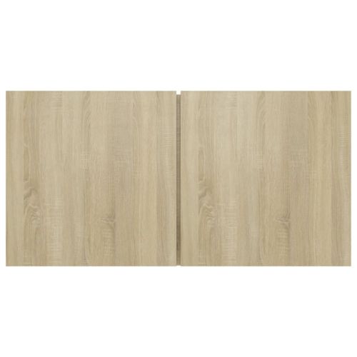 Комплект ТВ шкафове от 6 части, дъб сонома, инженерно дърво