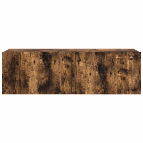 Комплект ТВ шкафове от 7 части, опушен дъб, инженерно дърво