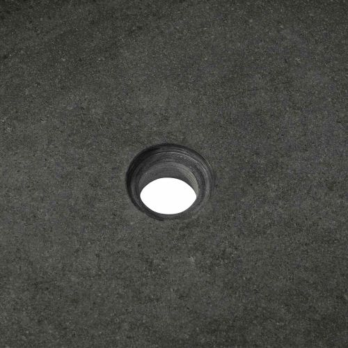 Мивка за миене Сив 65_x_50_x_6_см Речен камък