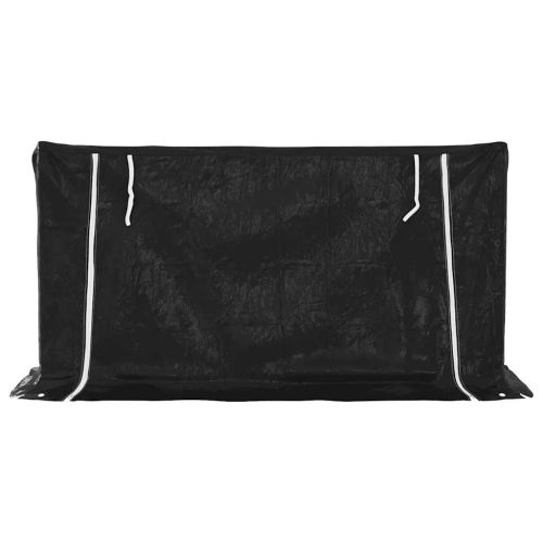 vidaxL Стойка за дърва за огрев с дъждобран, 200,5x60,5x110,5 см