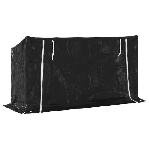 vidaxL Стойка за дърва за огрев с дъждобран, 200,5x60,5x110,5 см