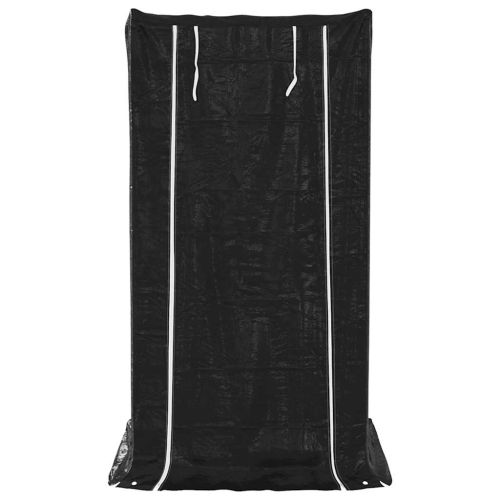 vidaxL Стойка за дърва за огрев с дъждобран, 100x100x200 см