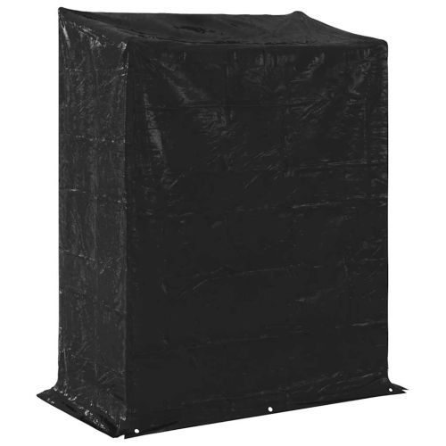 vidaxL Стойка за дърва за огрев с дъждобран, 150x80x200 см