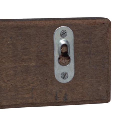 Закачалка Кафяво 60 x 7 x 8 см Солидно възстановено дърво