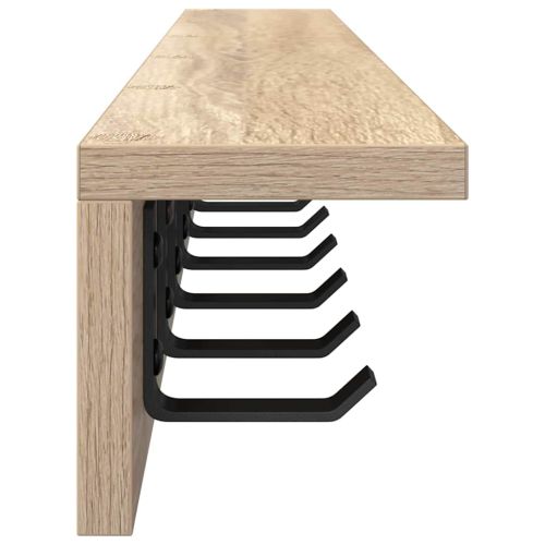 Стенен закачалка за палта Сонома дъб 100 x 10,5 x 10,5 см