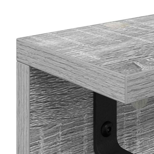 Стенен закачалка за палта Сив Сонома 100 x 10,5 x 10,5 см