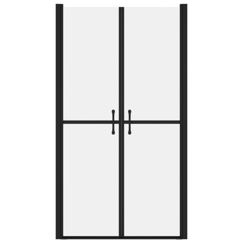 Врата за душ, матирано ESG стъкло, (78-81)x190 см