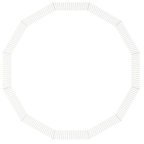 Ограждение за свободно отглеждане на животни 12-панела 54x80 см