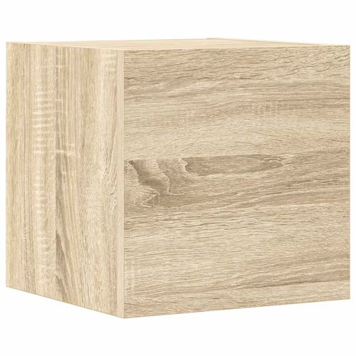 Комплект ТВ шкафове от 8 части, сонома дъб, инженерно дърво