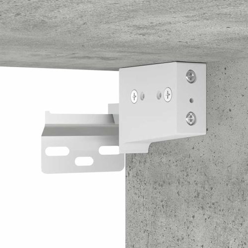 Комплект ТВ шкафове от 8 части, бетонно сив, инженерно дърво