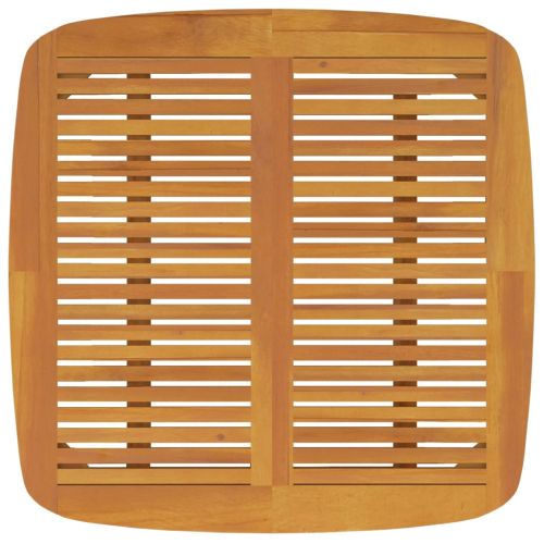 Градинска маса, 85x85x75 см, акация масив