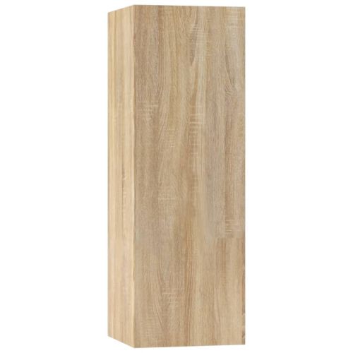 Комплект ТВ шкафове от 5 части, сонома дъб, инженерно дърво