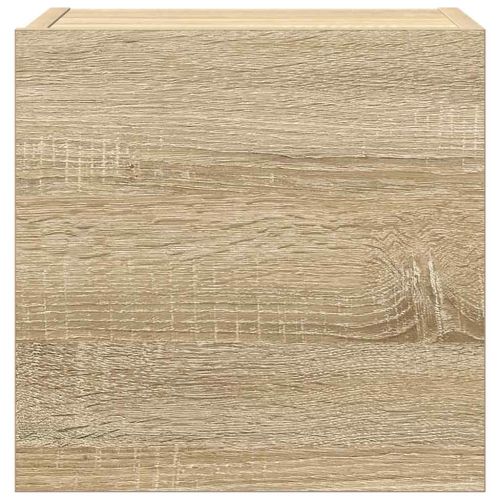 Комплект ТВ шкафове от 7 части, сонома дъб, инженерно дърво7