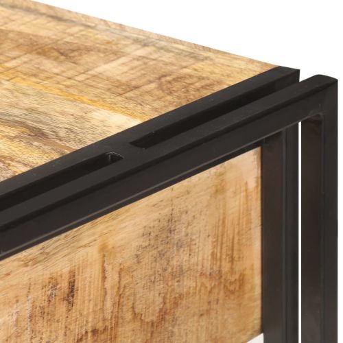 Бюфет, 120x30x75 см, грубо мангово дърво масив