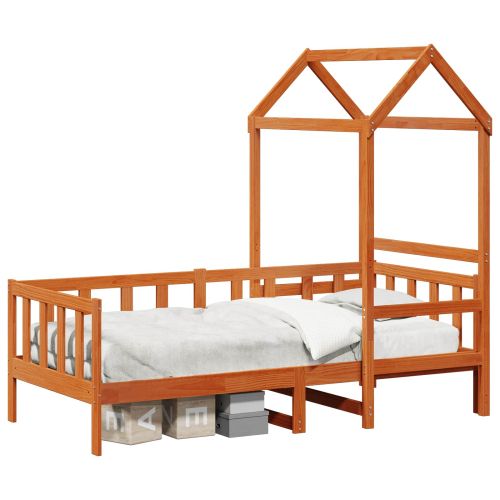 Комплект легло за деня 2 pcs Кафяво с восъчно покритие